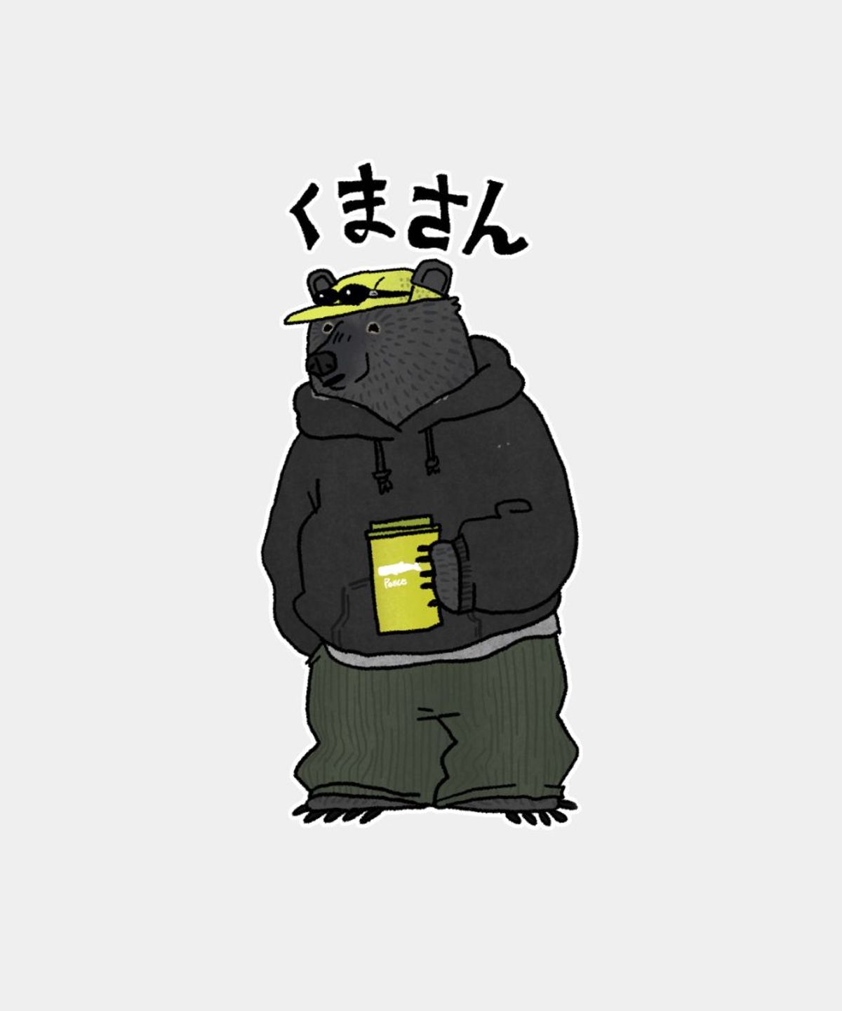 페셰(PESCE) 白(백) Heavy Cotton LS - Bear