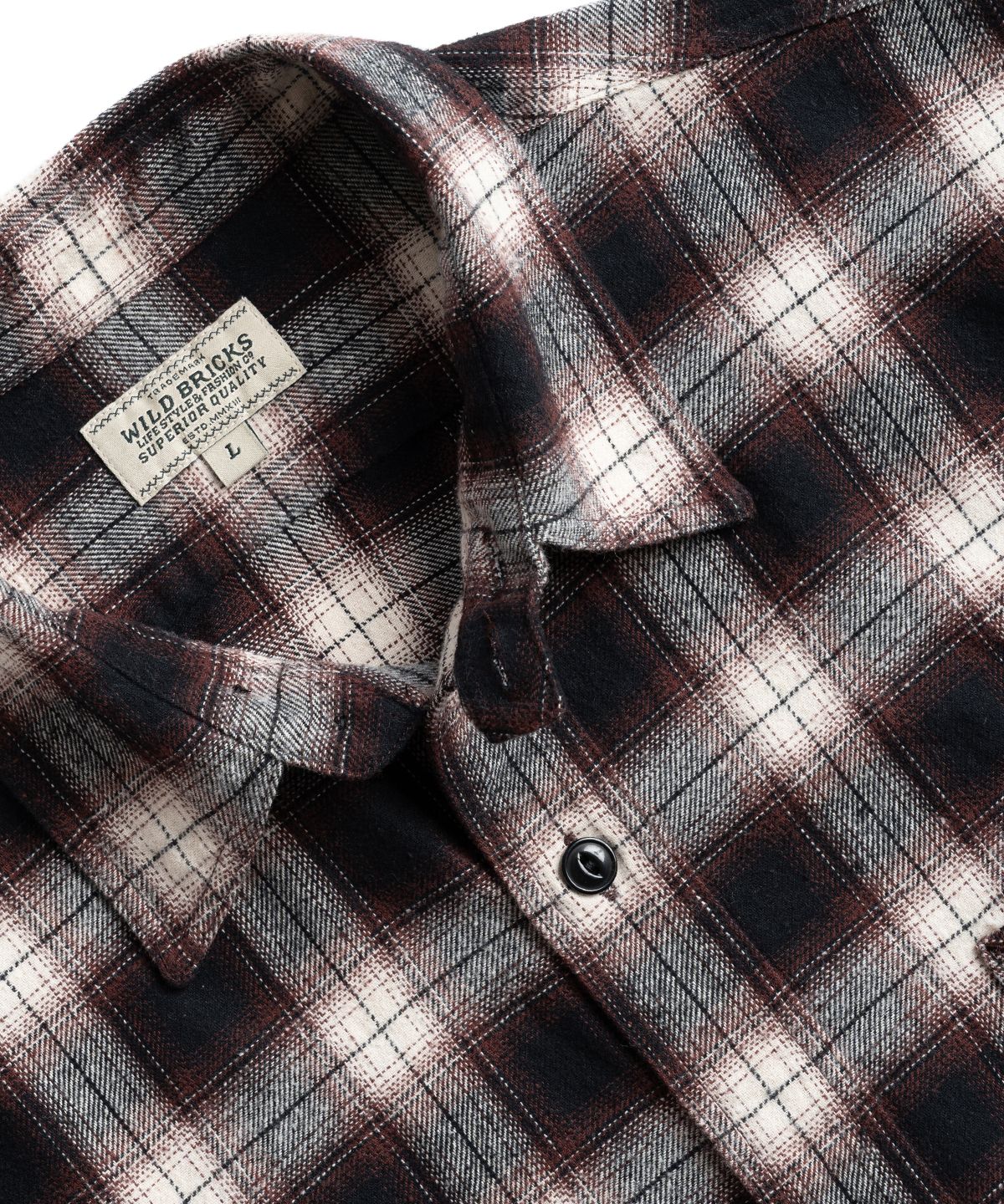 와일드 브릭스(WILD BRICKS) W26 WORK SHIRT (brown)