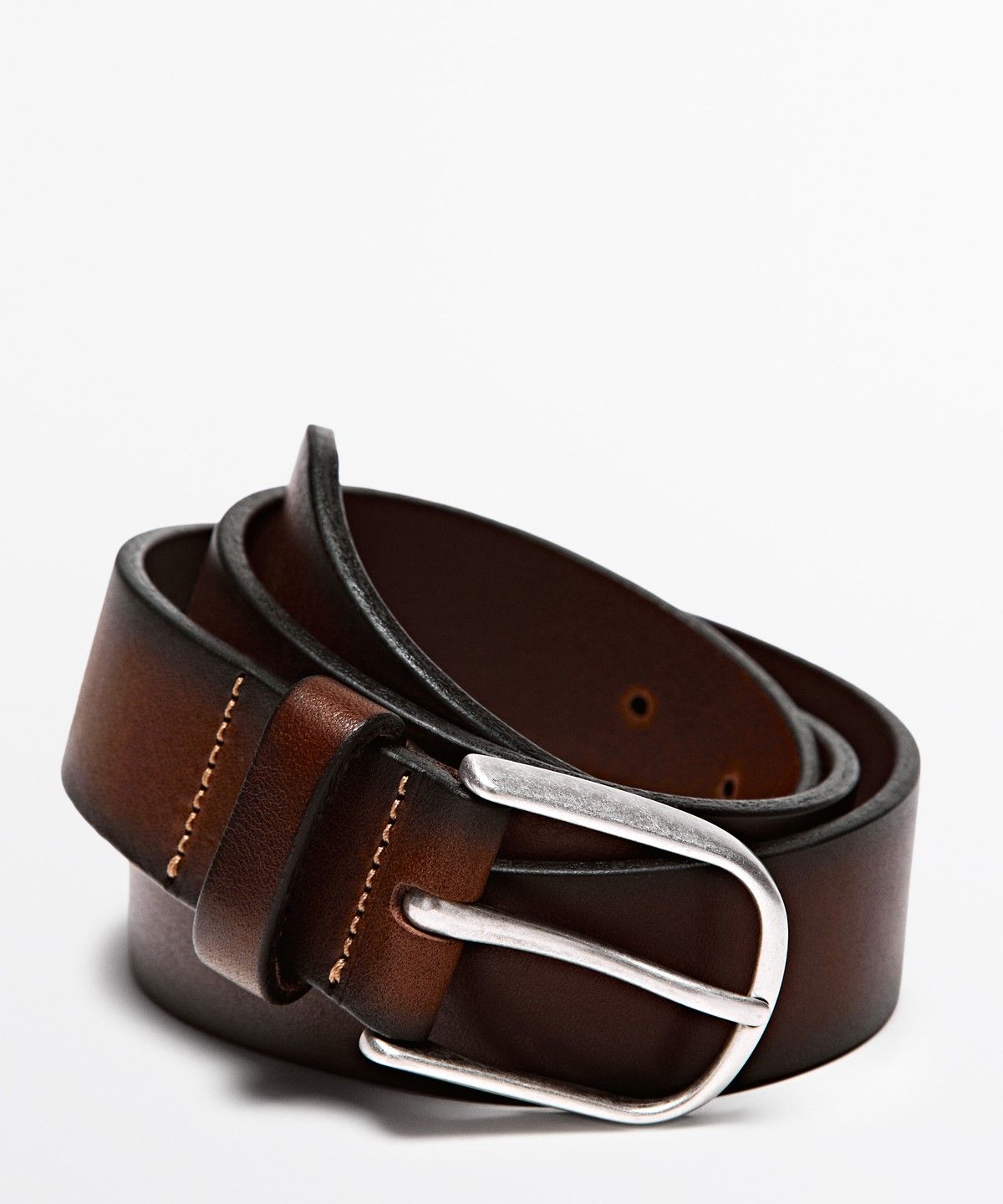 마시모두띠(MASSIMO DUTTI) 쉐이드 나파 가죽 벨트