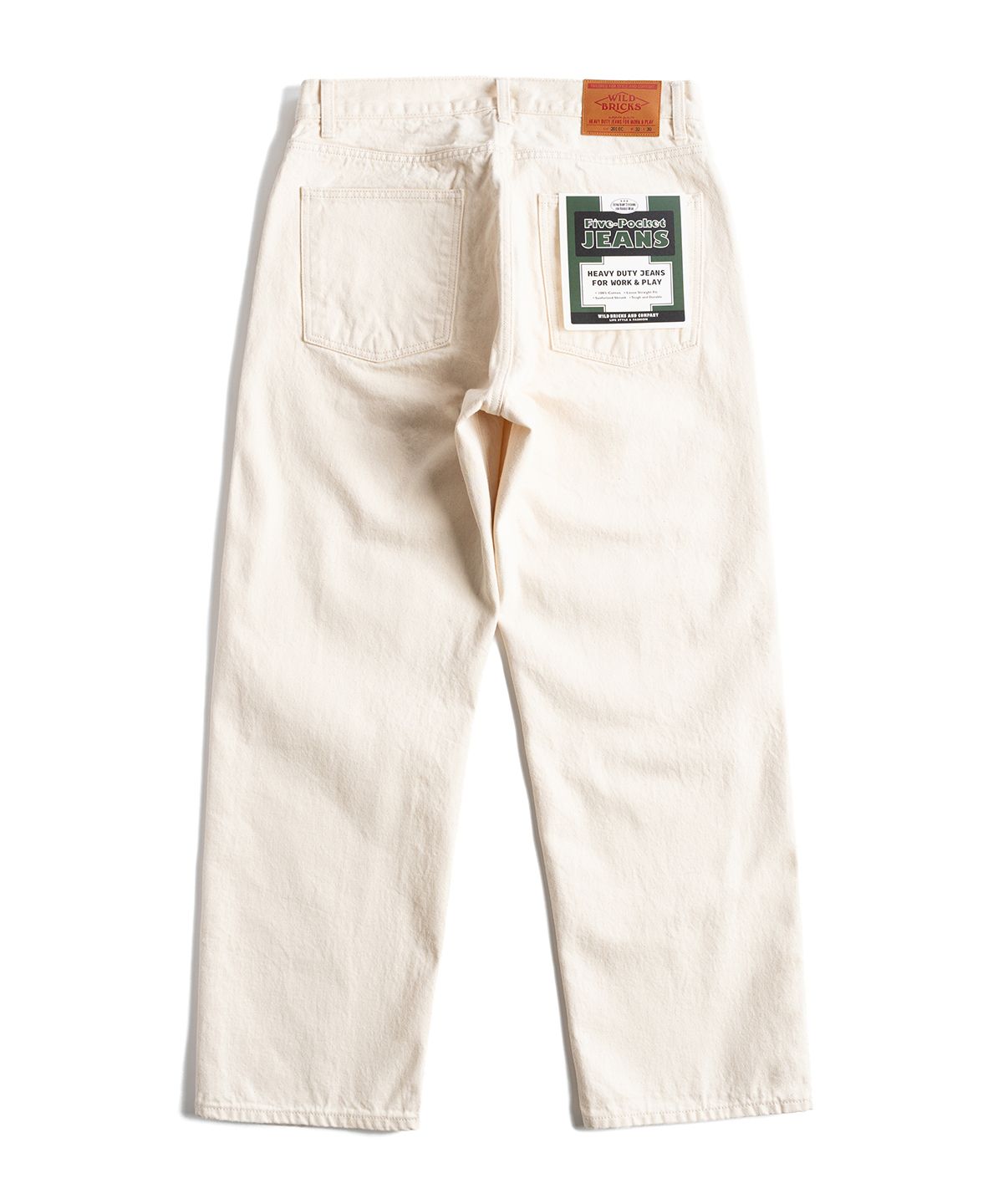 와일드 브릭스(WILD BRICKS) W26 FIVE-POCKET JEANS [LOT. 201EC] (ecru)