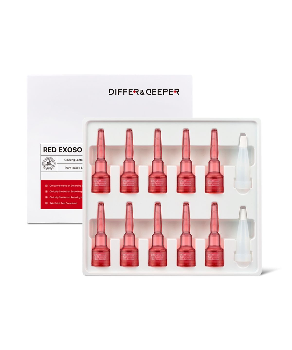 디퍼앤디퍼(DIFFER N DEEPER) 레드 엑소좀 스킨부스터 본품 2ml*10ea