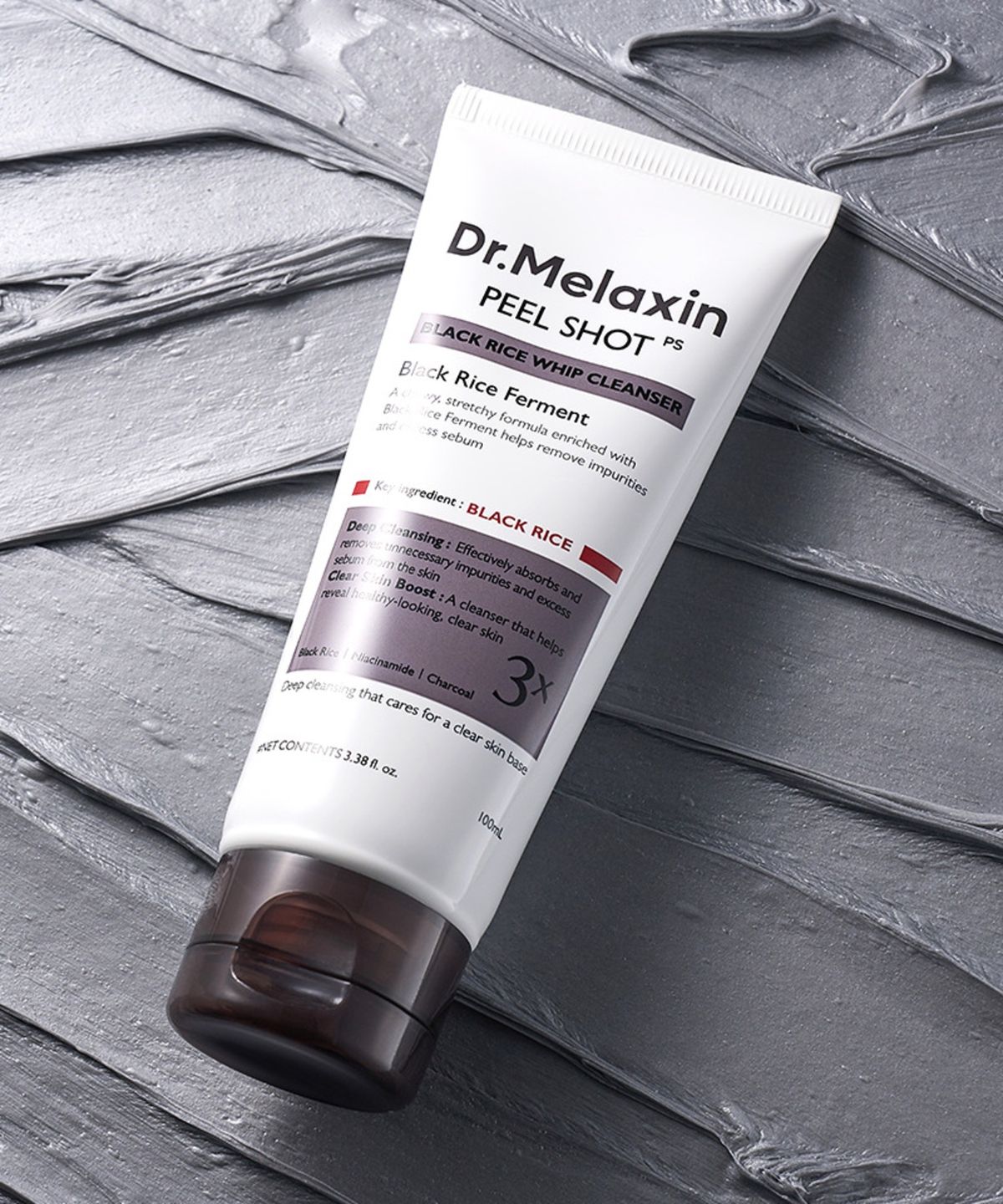 닥터 멜락신(DR.MELAXIN) 필 샷 흑미 휩 폼클렌저 100ml