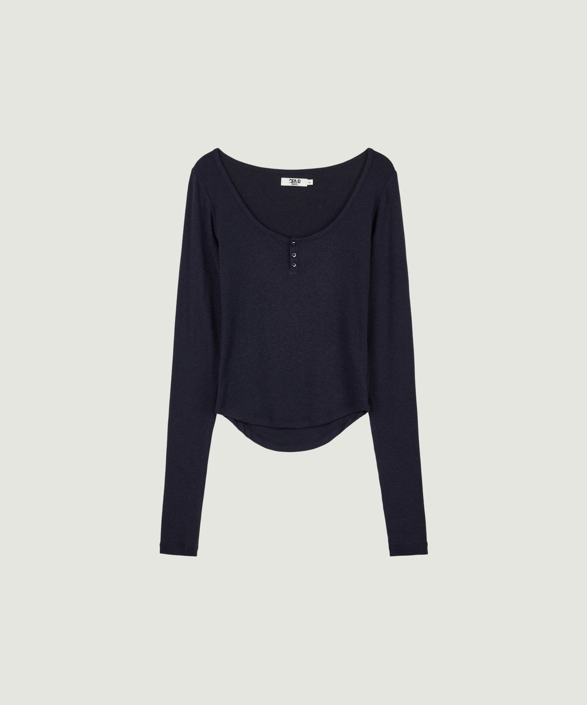그로브(GROVE) SIENA L/S T-SHIRT (NAVY)