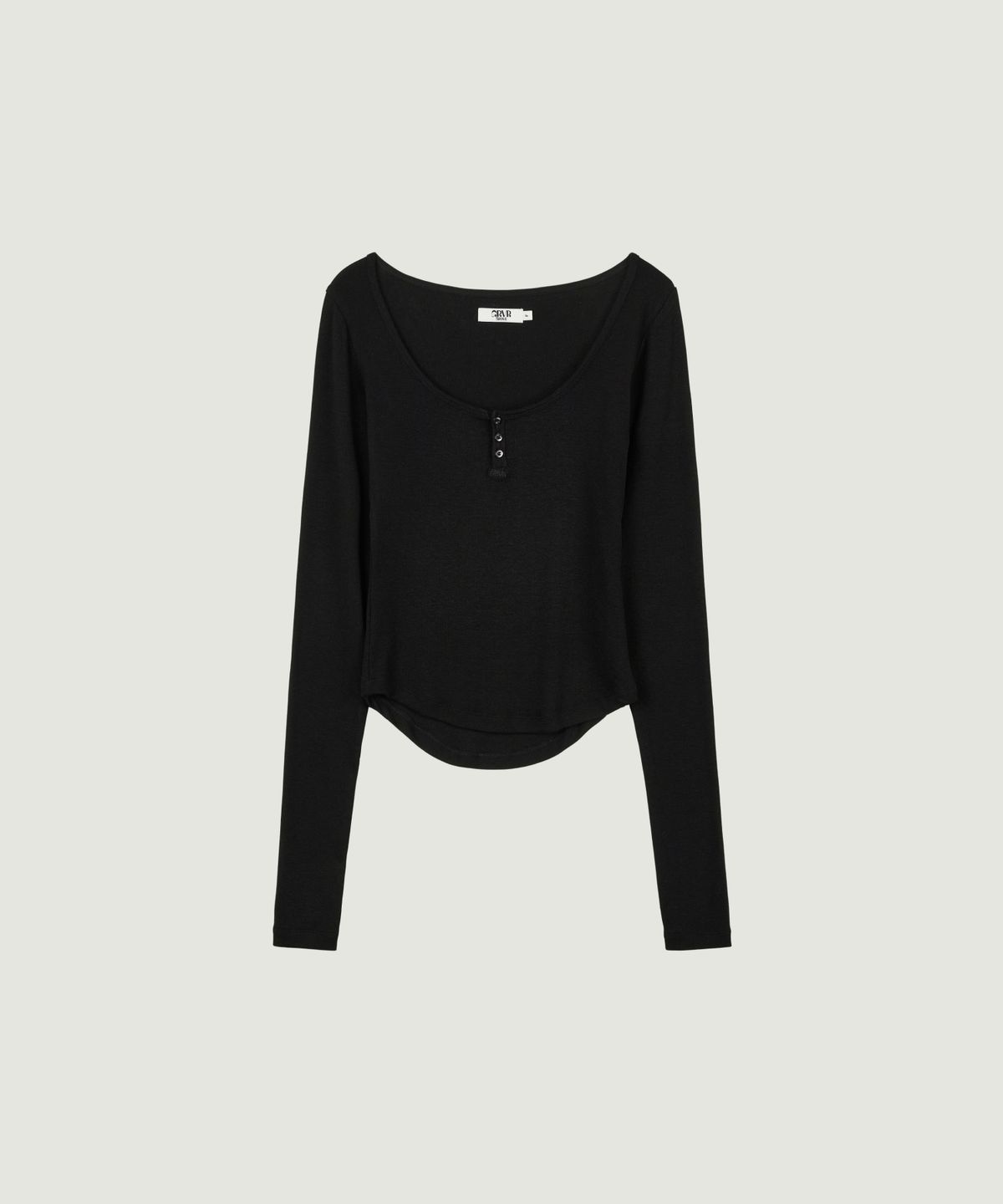 그로브(GROVE) SIENA L/S T-SHIRT (BLACK)
