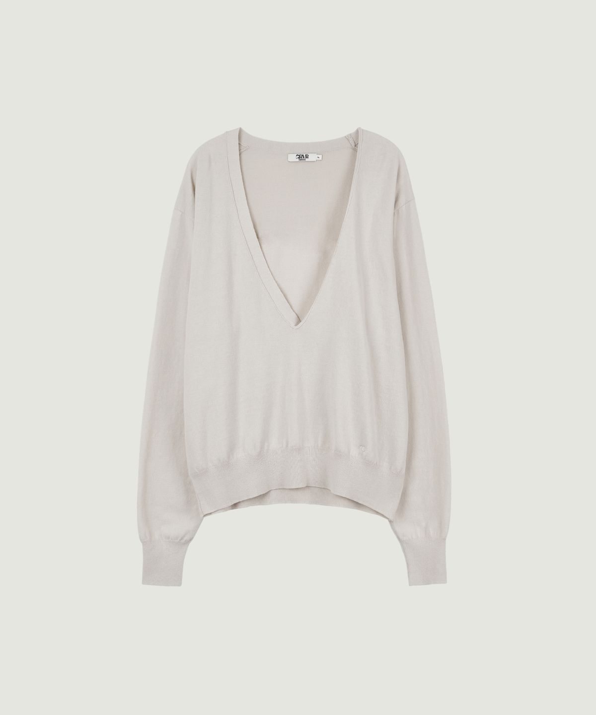 그로브(GROVE) RIEL V-NECK KNIT (IVORY)