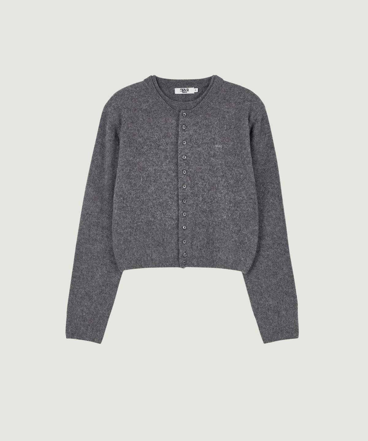 그로브(GROVE) LENA KNIT CARDIGAN (MELANGE GRAY)