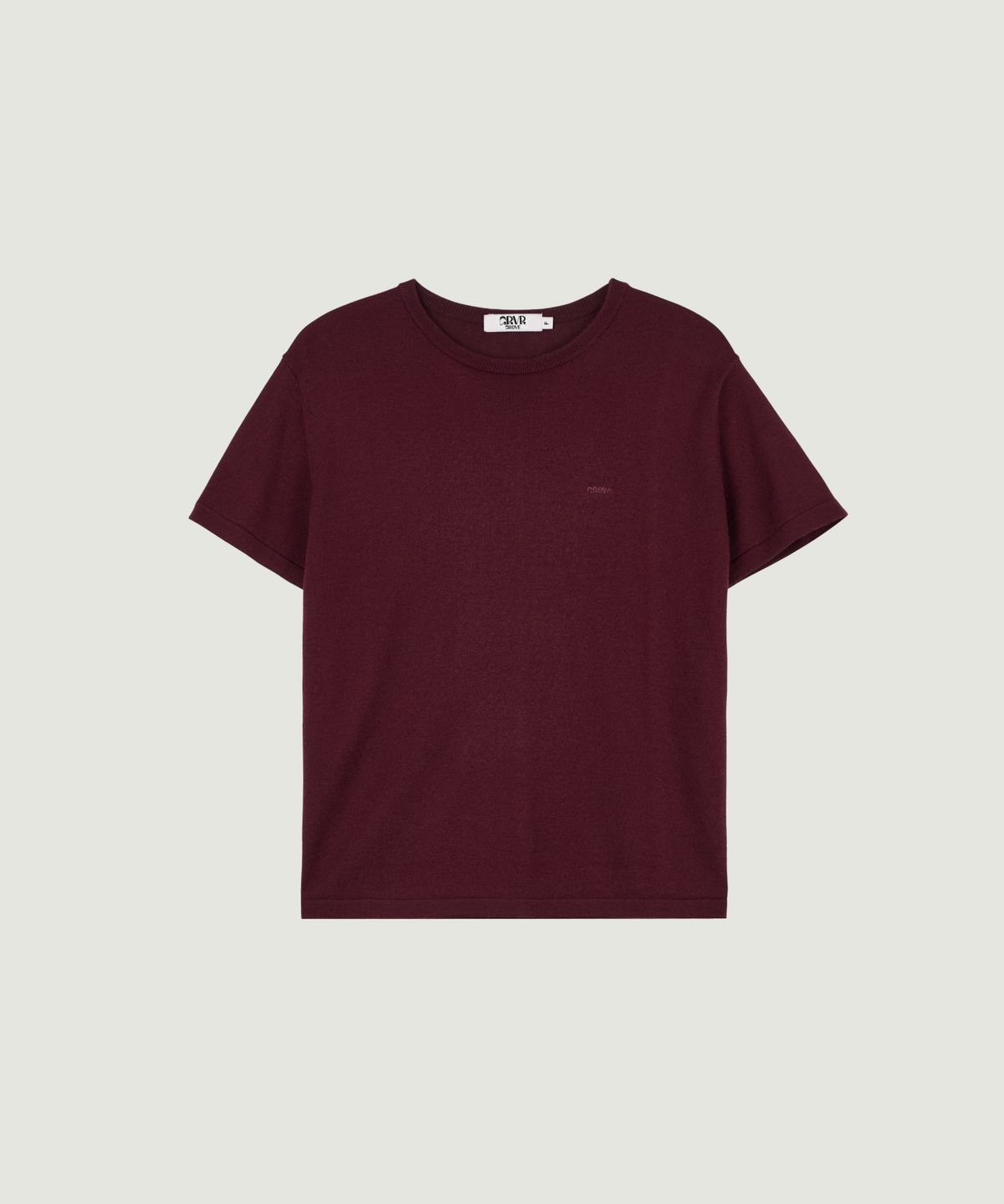 그로브(GROVE) CALEN H/S KNIT (BURGUNDY)