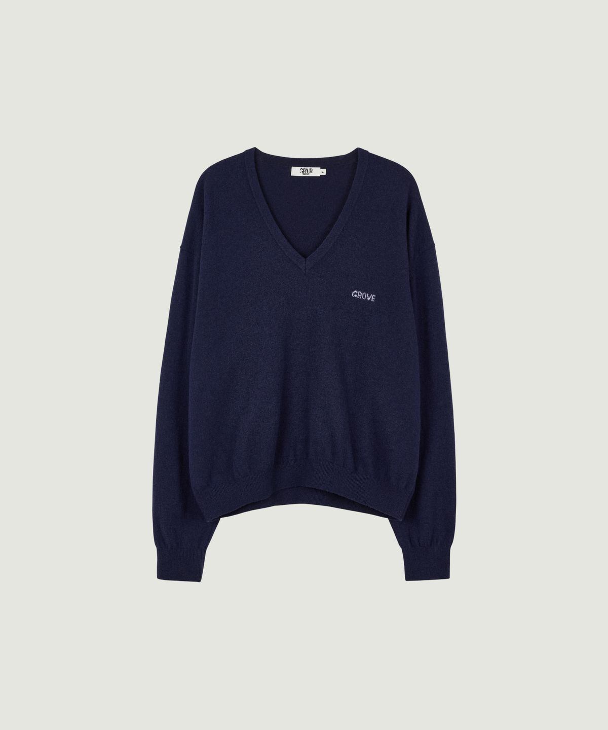그로브(GROVE) 26FW MYLES V-NECK KNIT (NAVY)