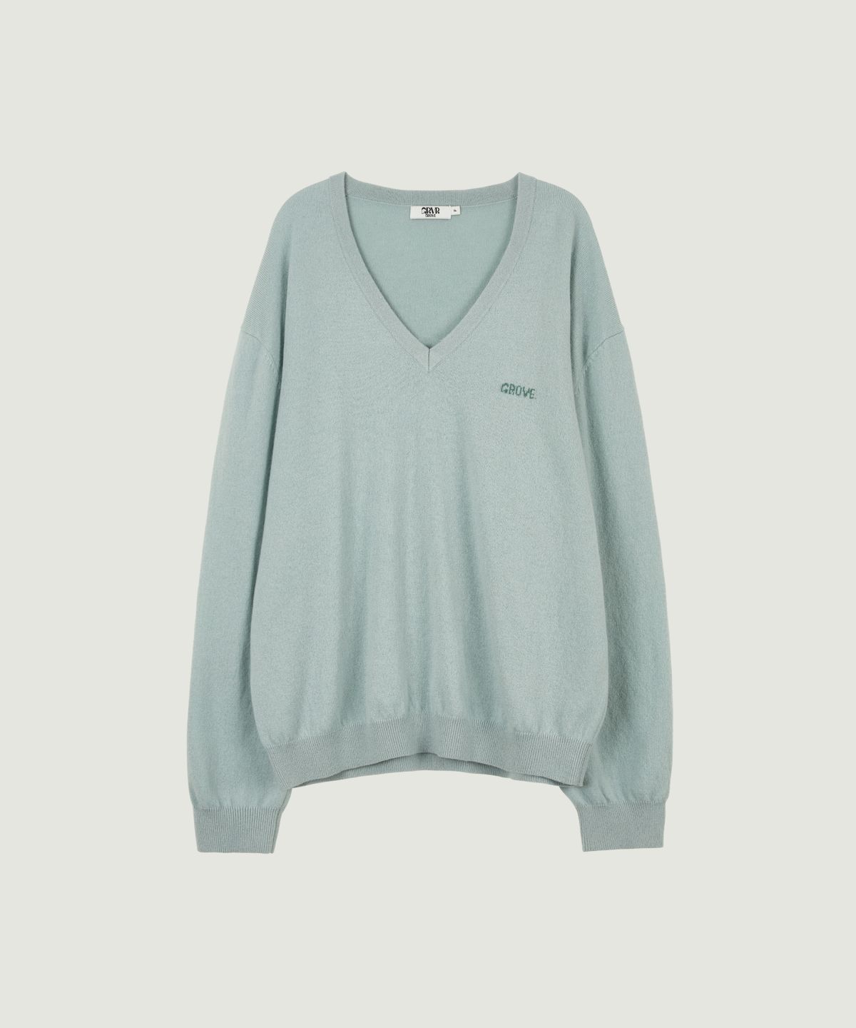 그로브(GROVE) 26FW MYLES OVER-FIT V-NECK KNIT (MINT)