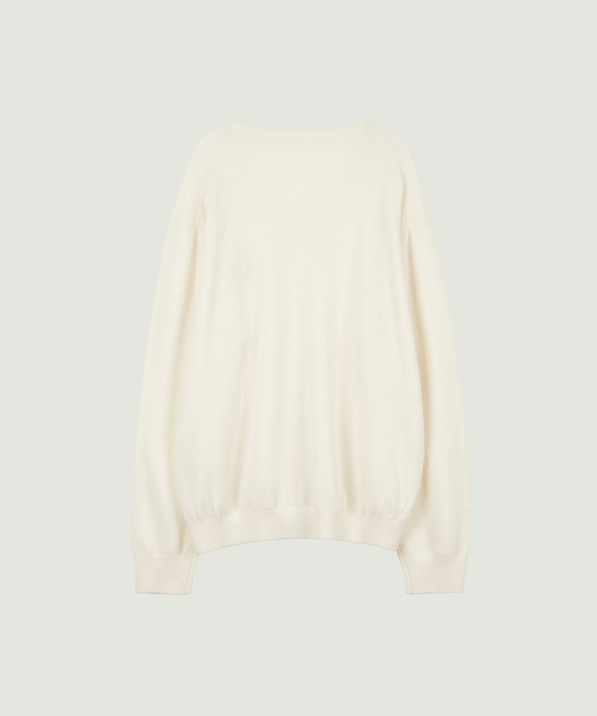 그로브(GROVE) 26FW MYLES OVER-FIT V-NECK KNIT (IVORY)