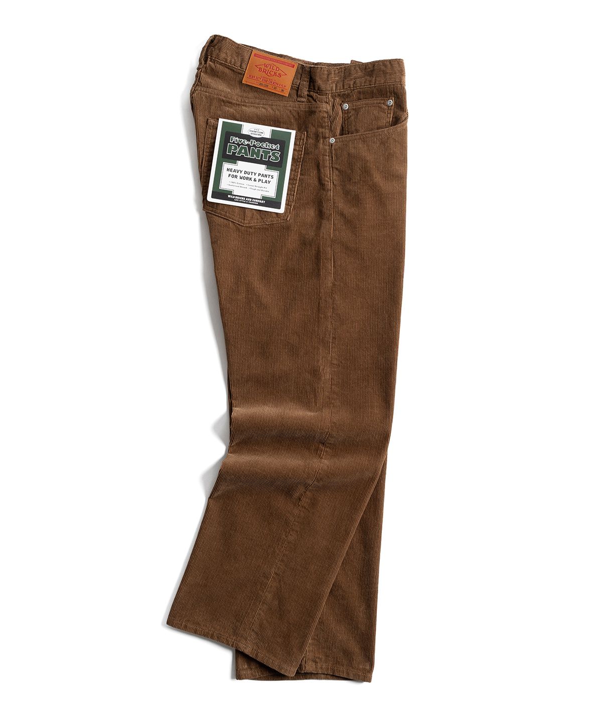 와일드 브릭스(WILD BRICKS) W26 FIVE-POCKET PANTS [LOT. 201CDR] (camel)