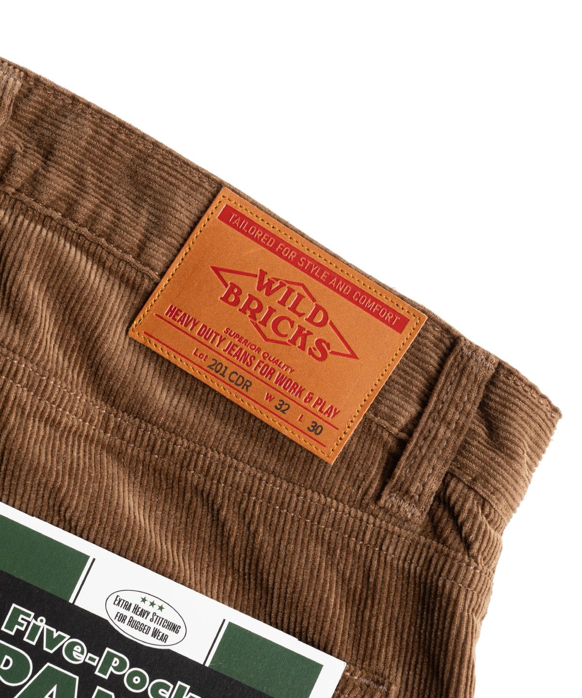 와일드 브릭스(WILD BRICKS) W26 FIVE-POCKET PANTS [LOT. 201CDR] (camel)