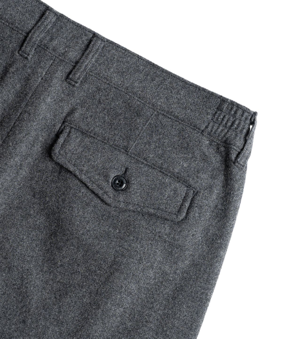 와일드 브릭스(WILD BRICKS) W26 WOOL OFFICER PANTS (grey)