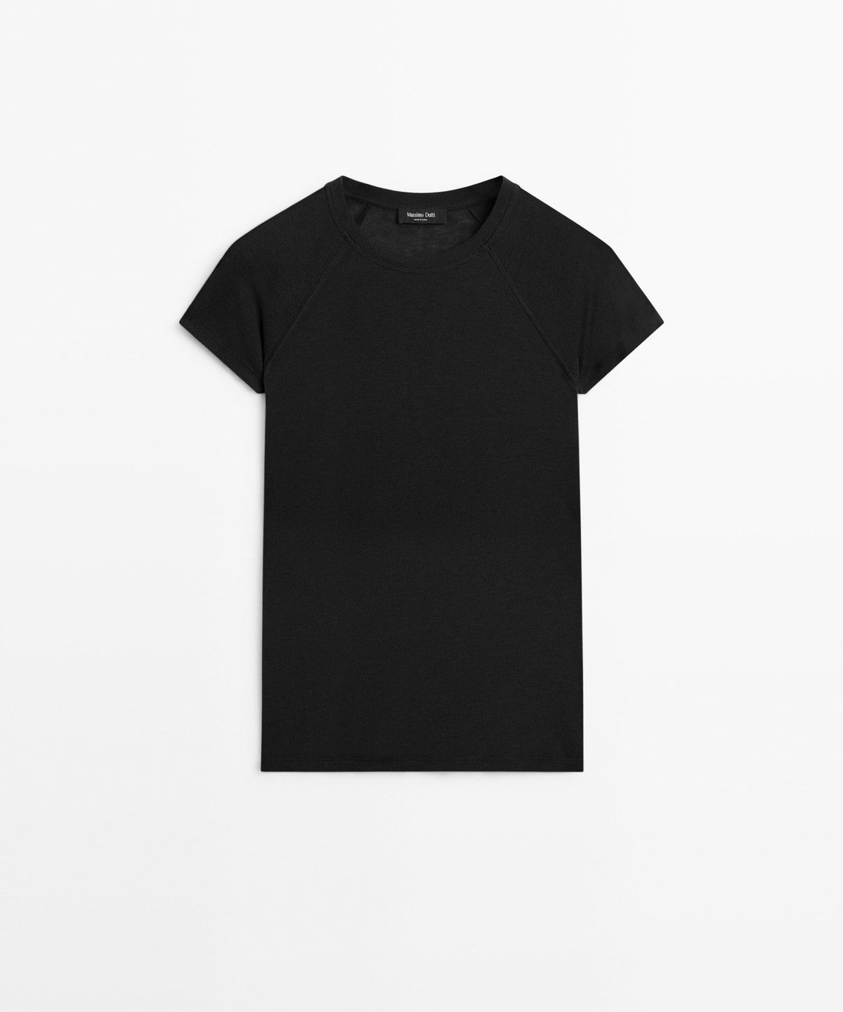 마시모두띠(MASSIMO DUTTI) 래글런 반팔 티셔츠