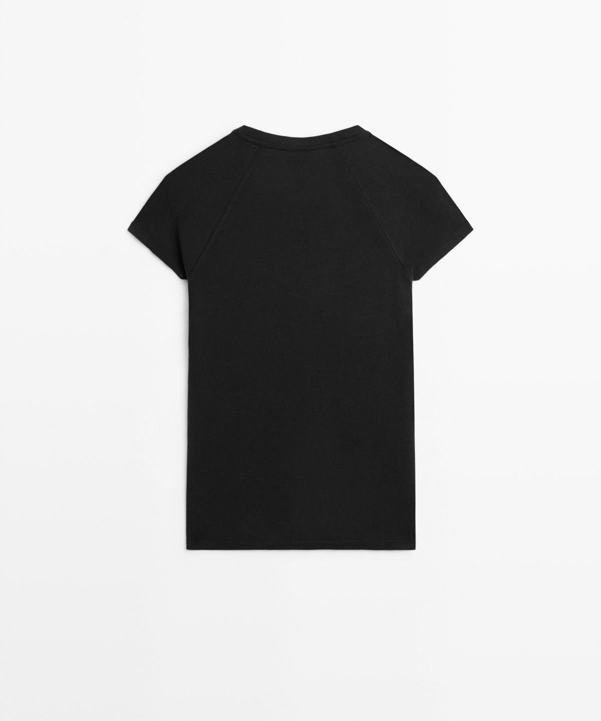 마시모두띠(MASSIMO DUTTI) 래글런 반팔 티셔츠