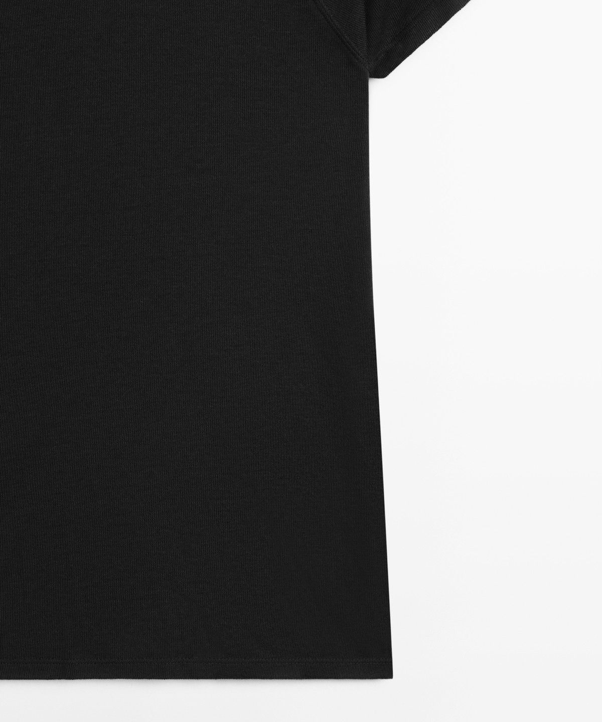마시모두띠(MASSIMO DUTTI) 래글런 반팔 티셔츠