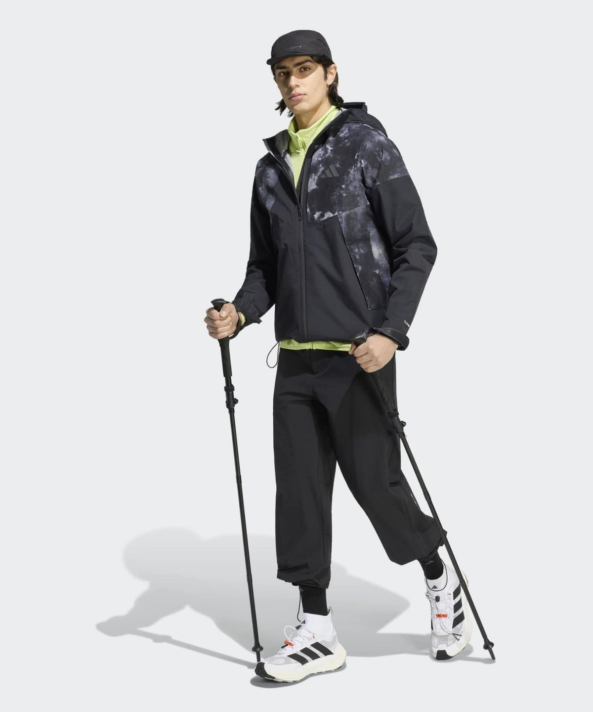 아디다스(ADIDAS) 테렉스 엑스페리어 2.5 레이어 하이브리드 클라이마프루프 재킷 - 블랙 / KZ2075