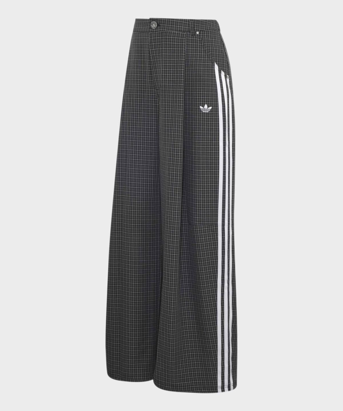 아디다스(ADIDAS) 체크 트라우저 루즈 팬츠 - 블랙:그레이 / LD5340
