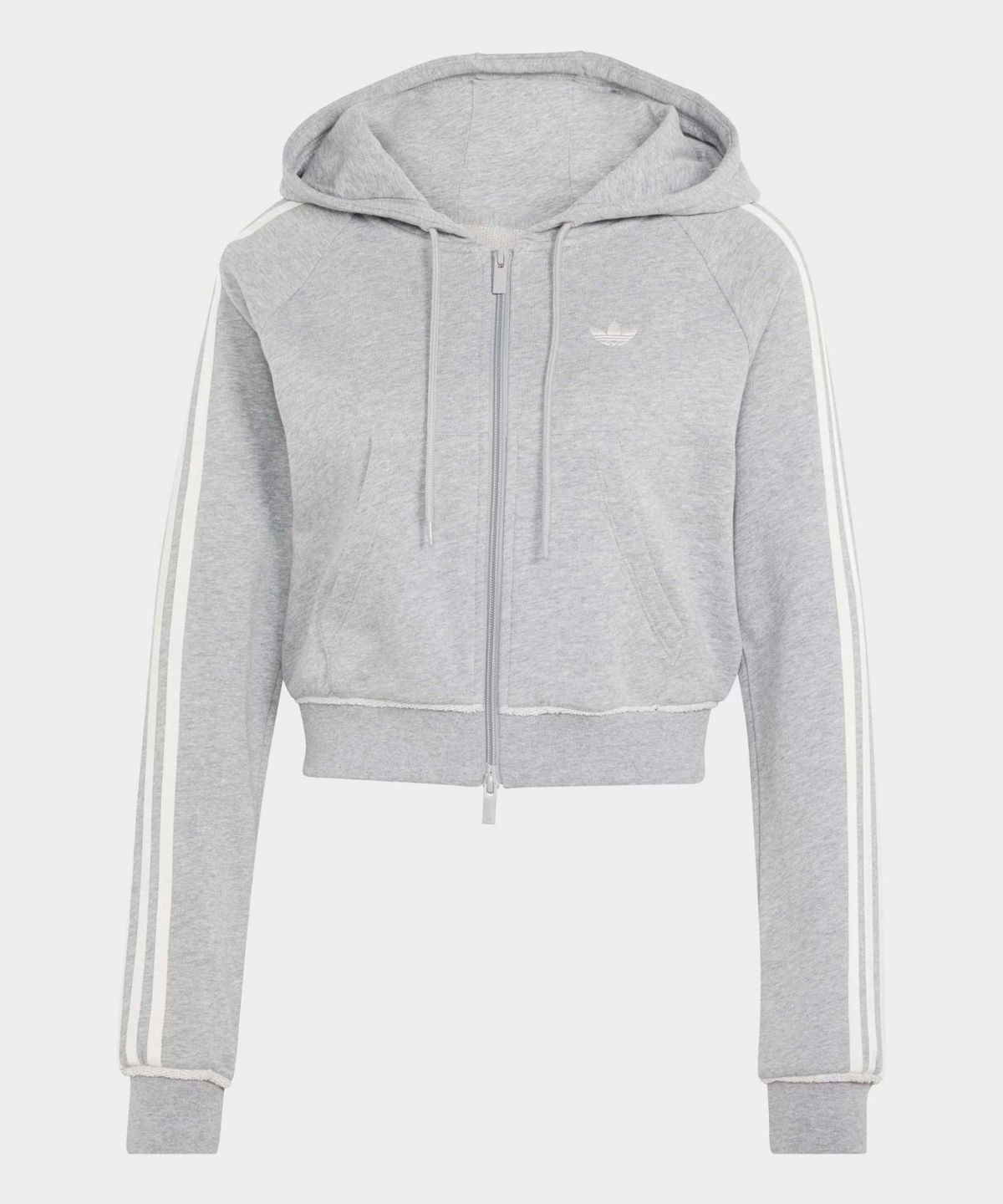 아디다스(ADIDAS) 그래픽 쇼츠 프론트 집 트랙탑 - 미디엄그레이 / LE8319