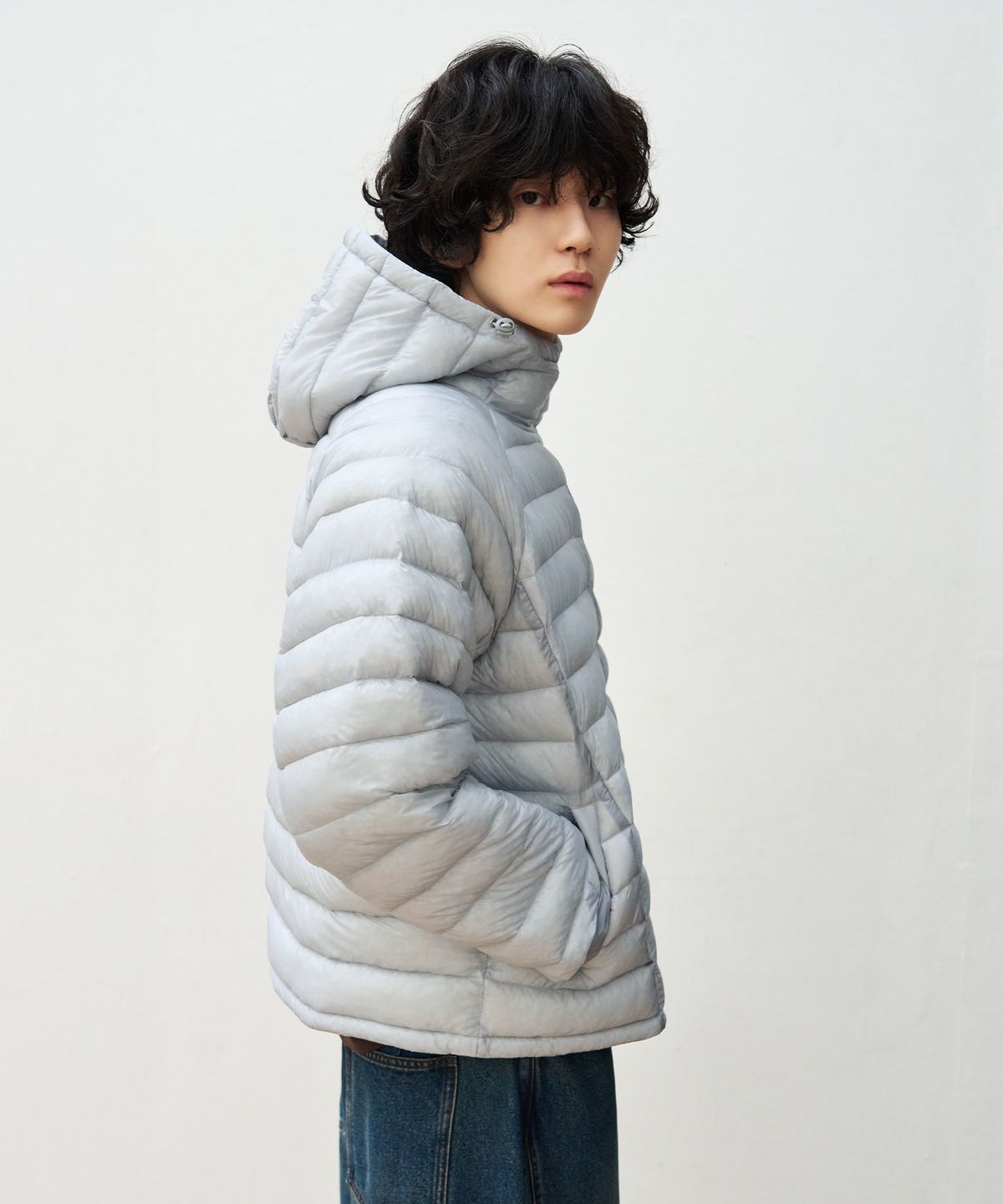 레더리(LEATHERY) 시어 라이트웨이트 푸퍼 자켓 [4COLOR]