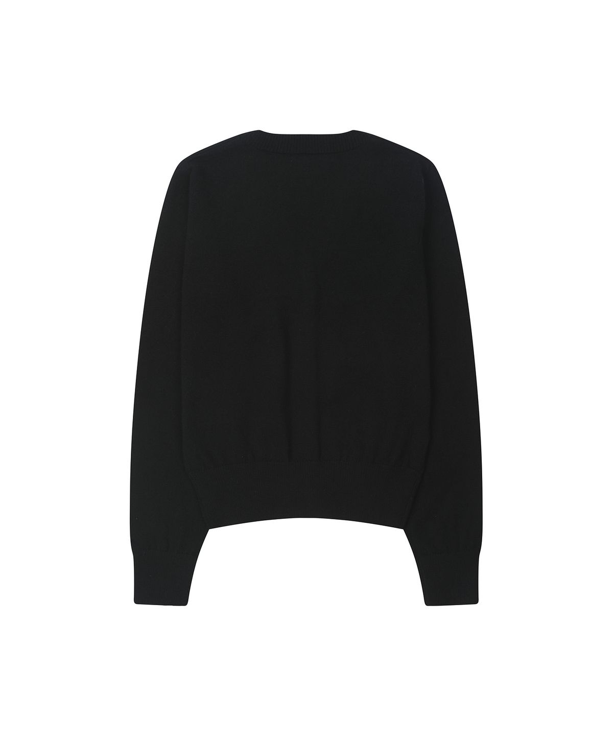 레더리(LEATHERY) 소프트 브이넥 니트 가디건 [BLACK]