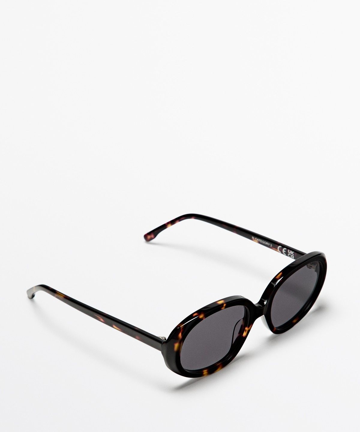 마시모두띠(MASSIMO DUTTI) 오벌 토터스쉘 이펙트 선글라스