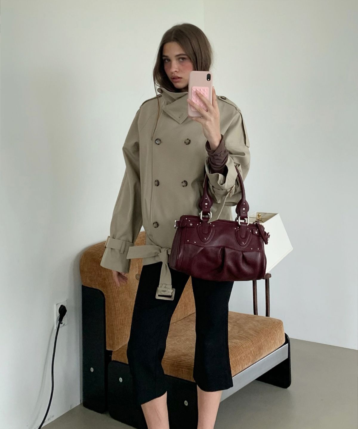 아수라(ASURA) CITY BAG (BURGENDY)