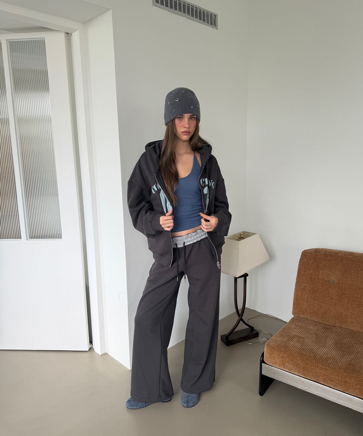 아수라(ASURA) ESSENTIAL FOLD PANTS (CHARCOAL)