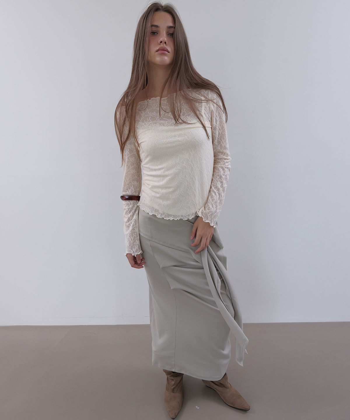 아수라(ASURA) JACQUARD TEXTURE T (IVORY)