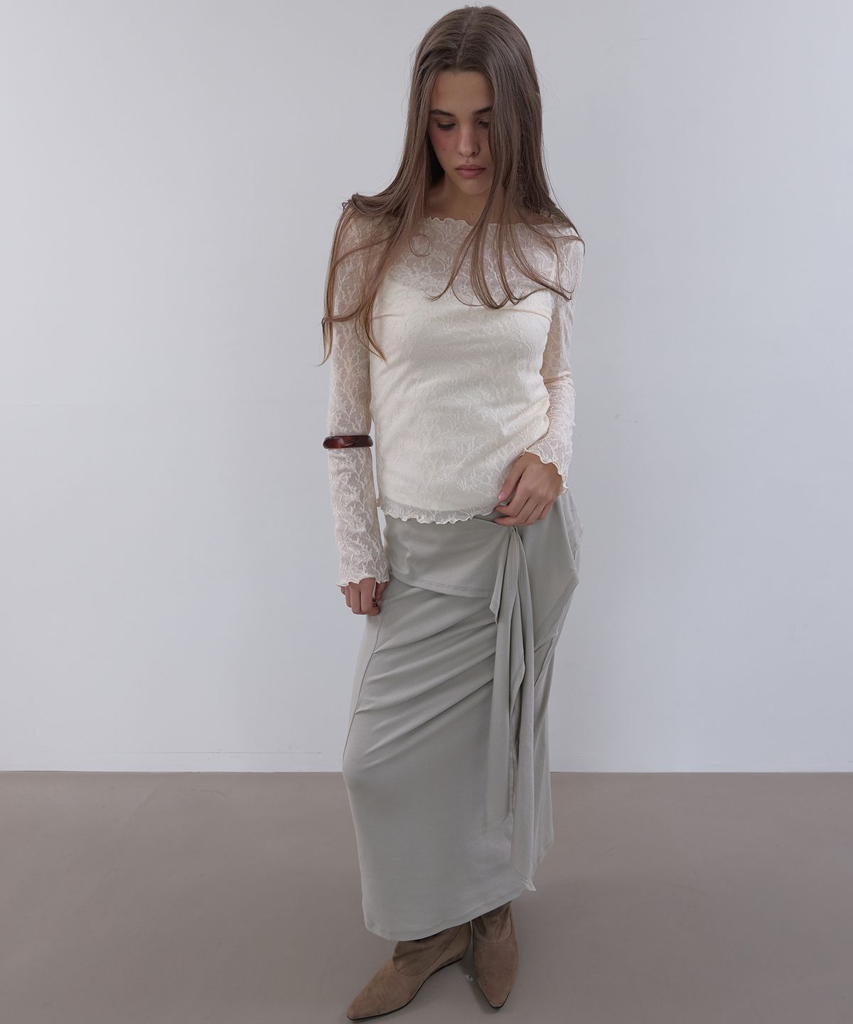 아수라(ASURA) JACQUARD TEXTURE T (IVORY)