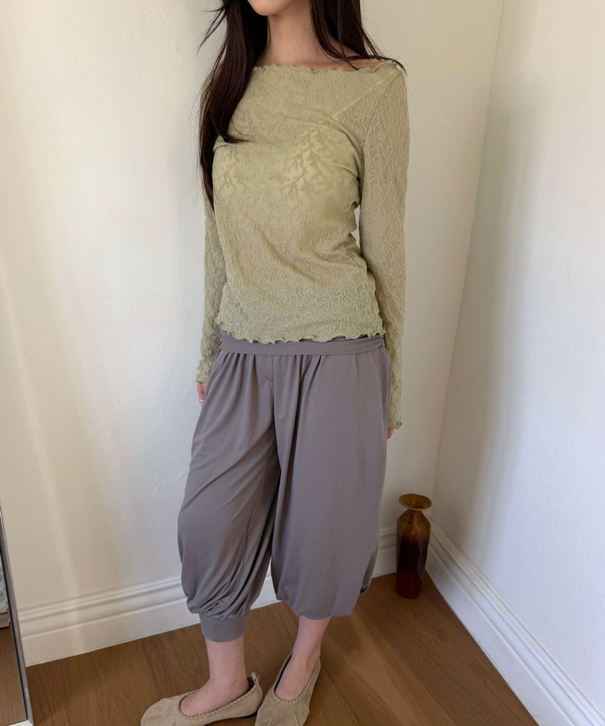 아수라(ASURA) JACQUARD TEXTURE T (LIGHT GREEN)