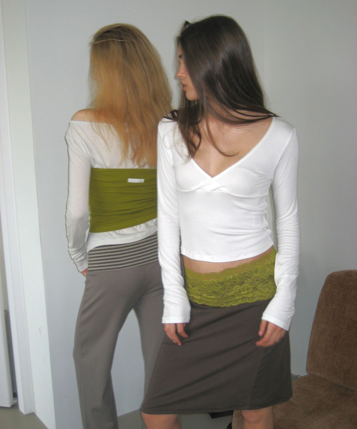 아수라(ASURA) LONG SLEEVES WRAP T (IVORY)