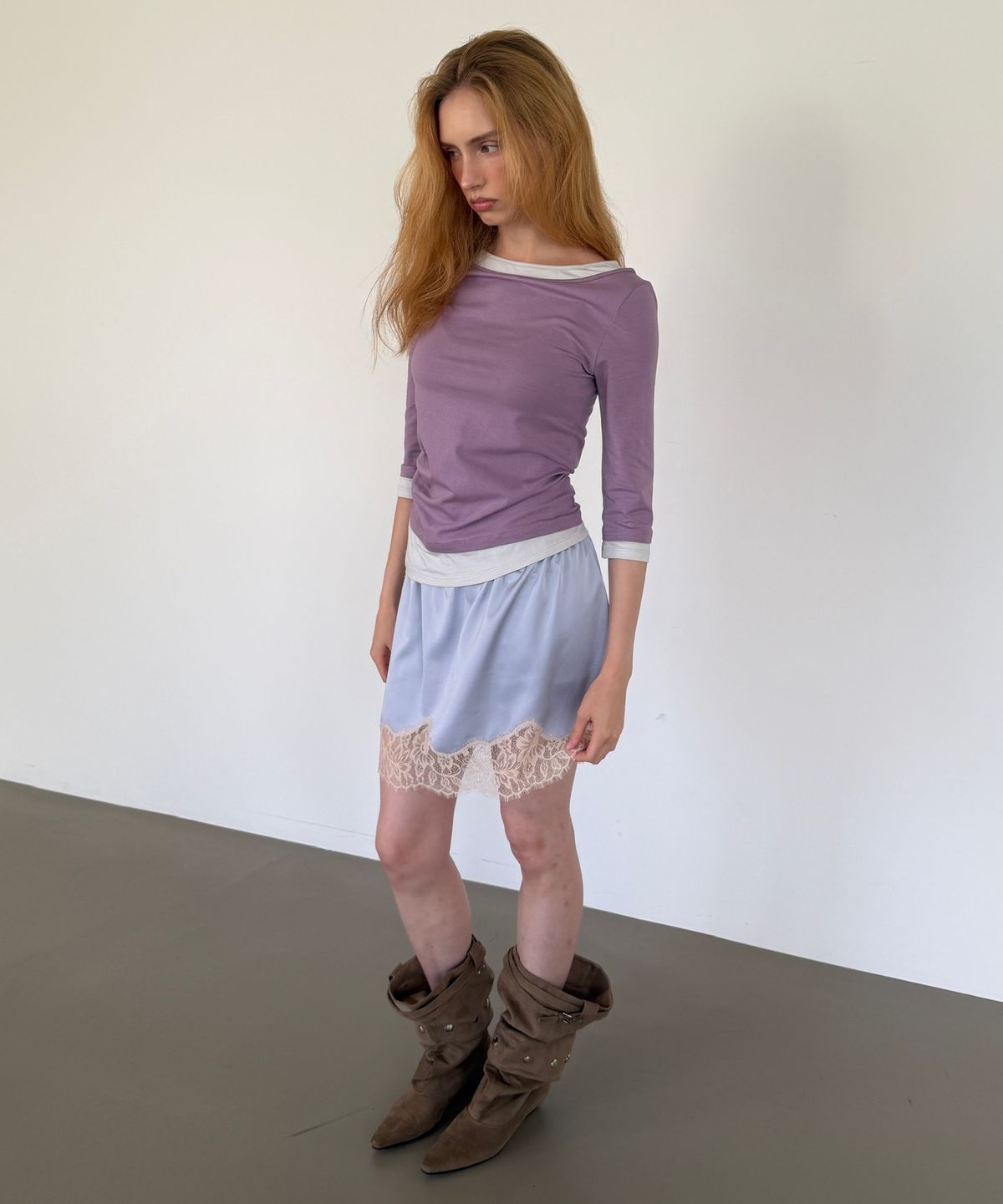 아수라(ASURA) SIDE TUCK T (PURPLE)