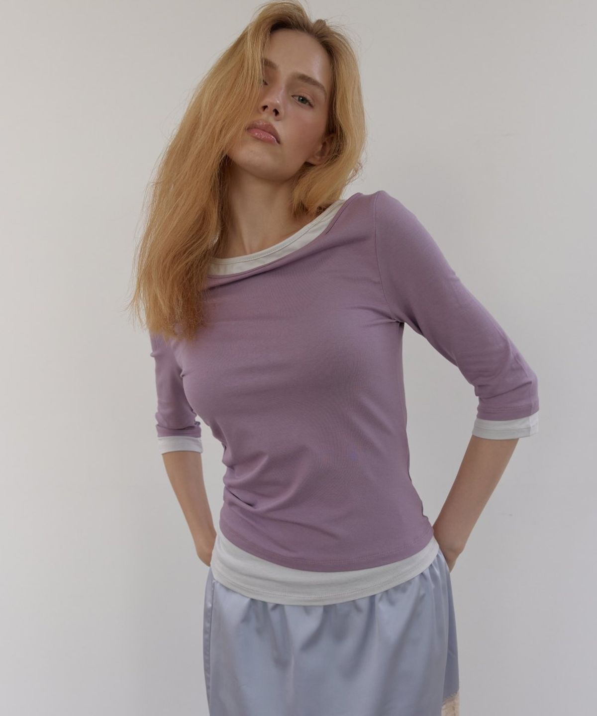 아수라(ASURA) SIDE TUCK T (PURPLE)