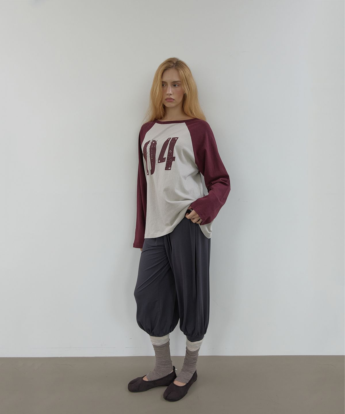 아수라(ASURA) SOFT WARM HAREM PANTS (CHARCOAL)