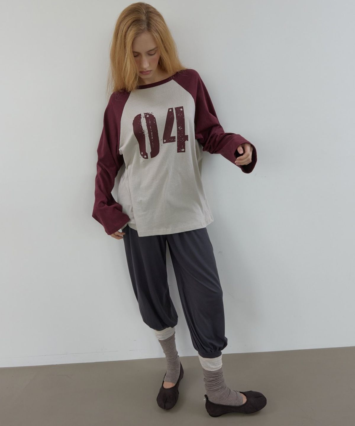 아수라(ASURA) SOFT WARM HAREM PANTS (CHARCOAL)