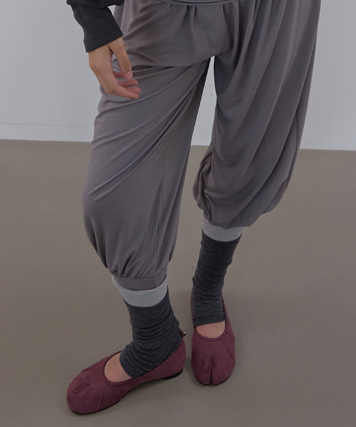 아수라(ASURA) TWIST SUEDE TABI (VIOLET)