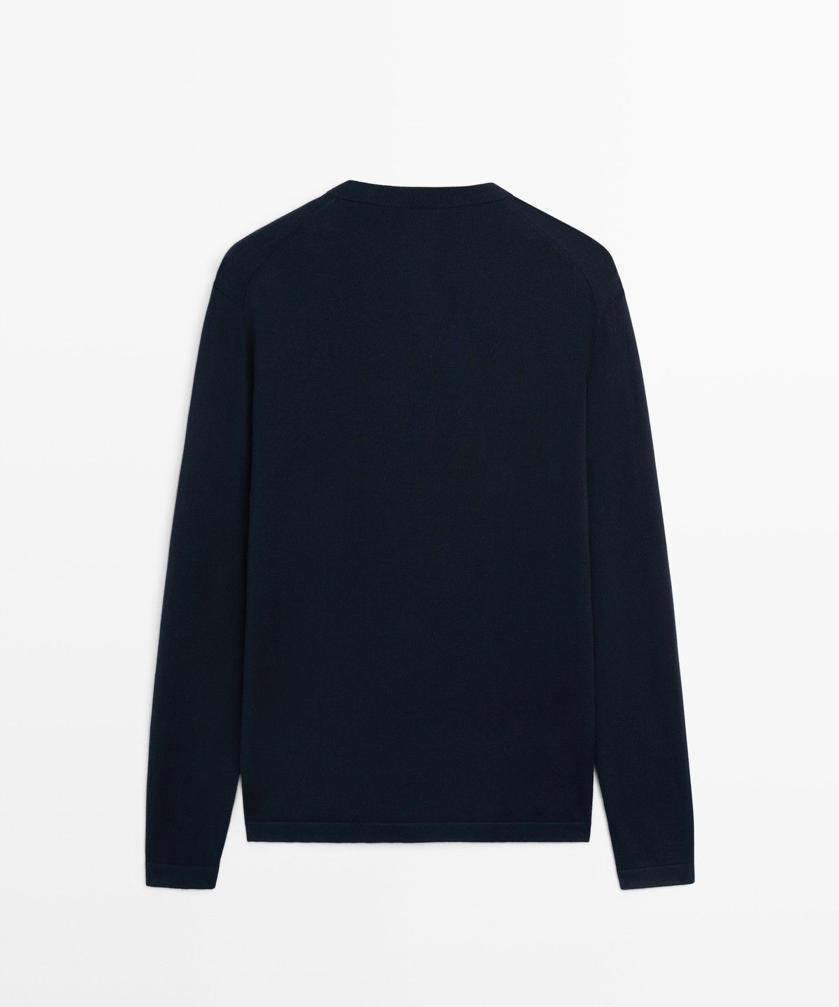 마시모두띠(MASSIMO DUTTI) 100% 코튼 헨리넥 니트 스웨터