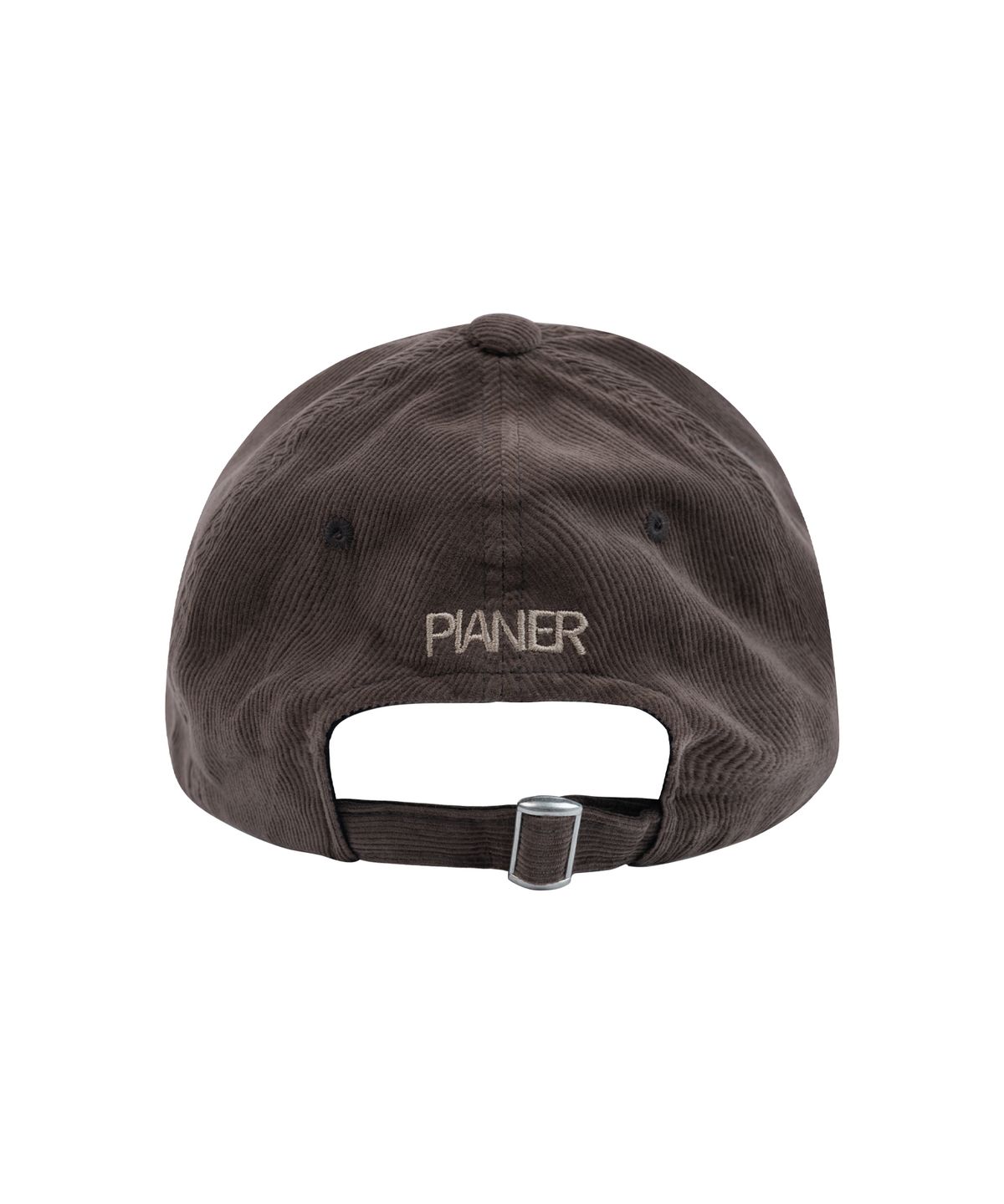 피아네르(PIANER) 코듀로이 레터링 볼캡 (브라운)