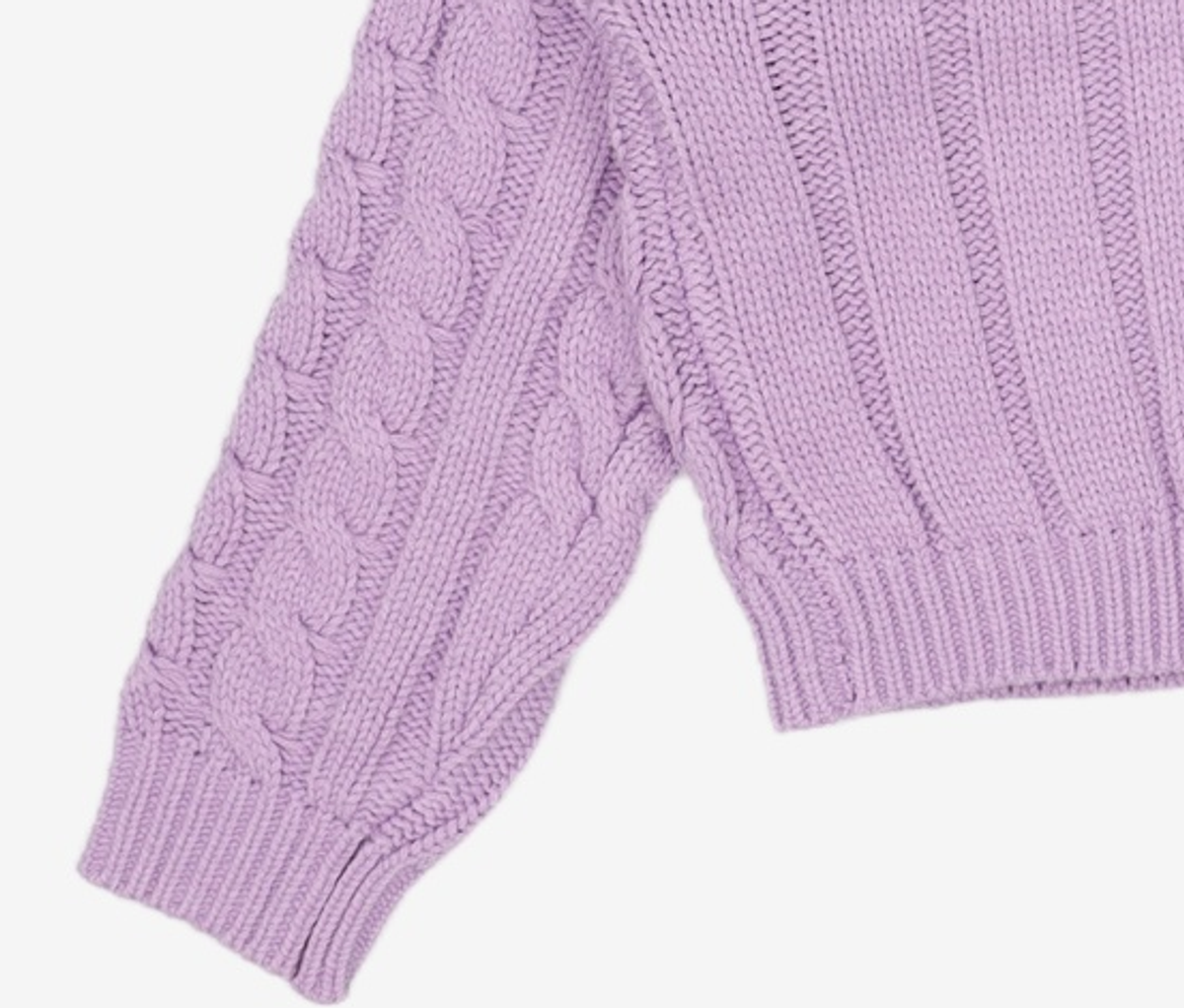 미쏘(MIXXO) 케이블 크롭 가디건 MIWCKB16QG S