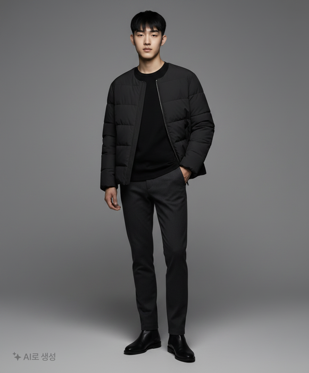 스파오(SPAO) 하프 패딩/하프 헤비 아우터 S