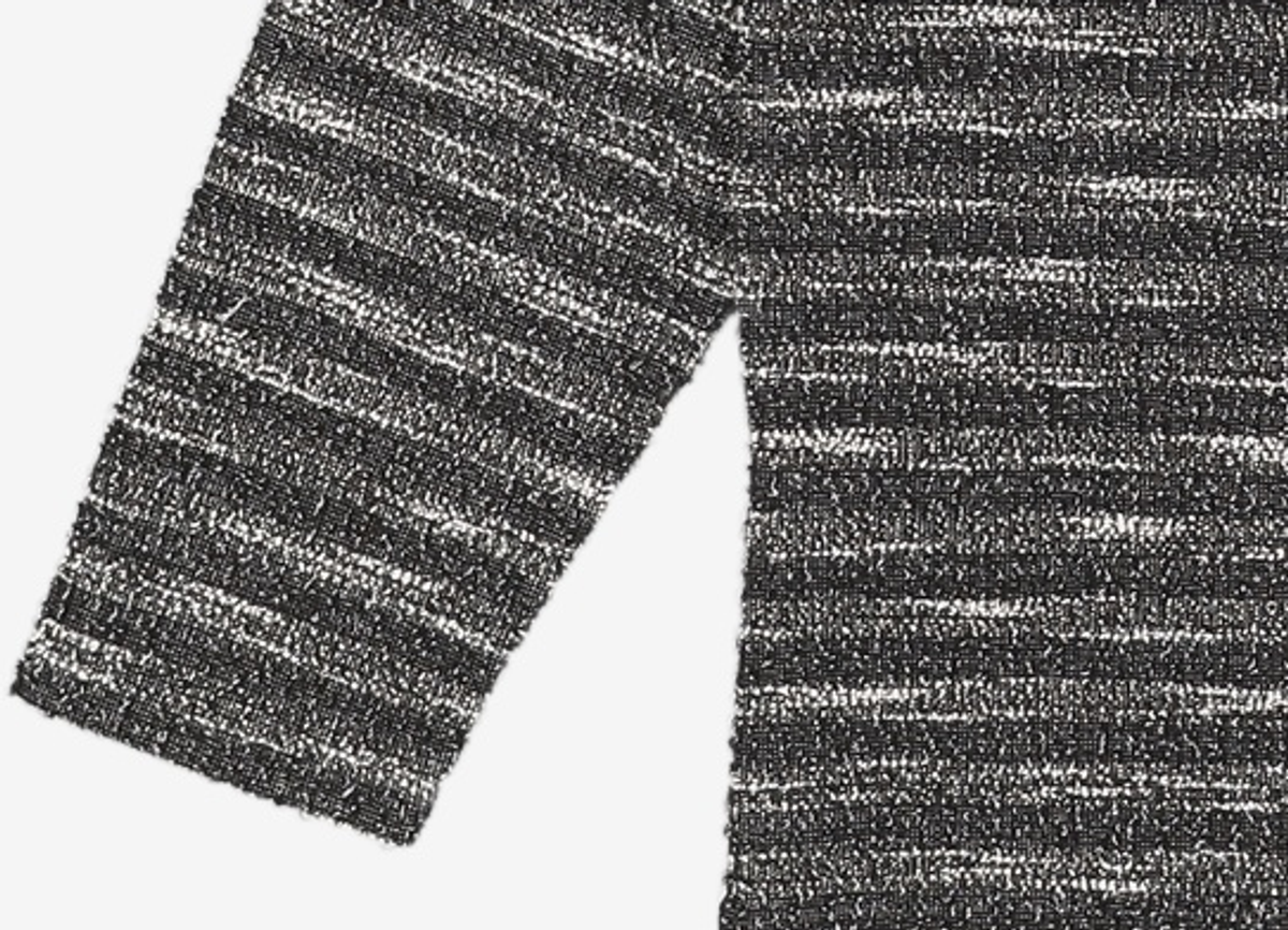 메종미네드(MAISON MINED) MIXED BOUCLE KNIT LONG SLEEVE BLACK S