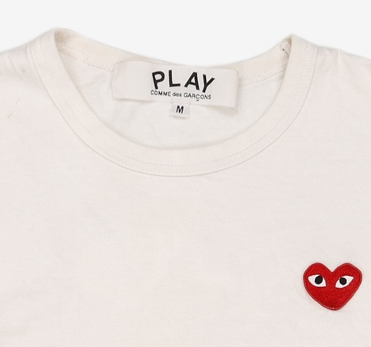 꼼데가르송 플레이(COMME DES GARCONS PLAY) 반소매 티셔츠 M