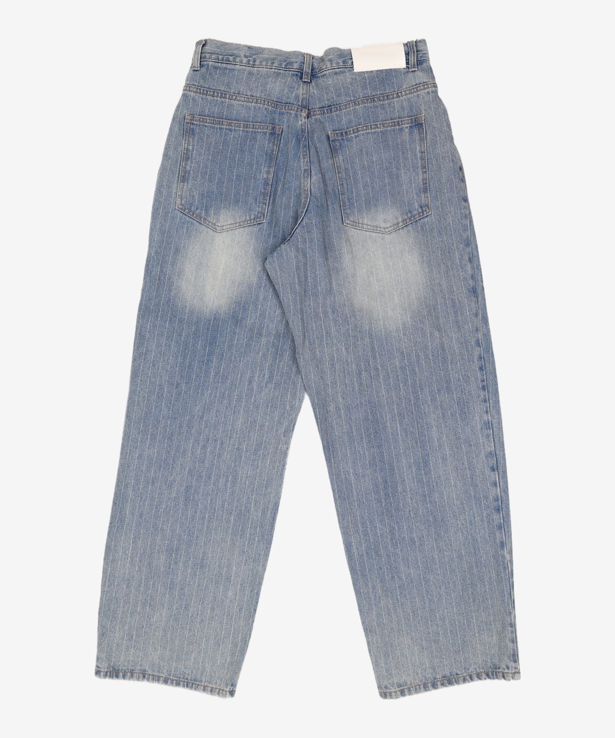 데케트(DECET) Deep Pleats Wide Jeans DCPT030Blue 32