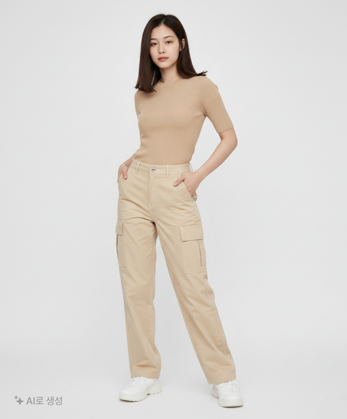 미쏘(MIXXO) 코튼 팬츠 26