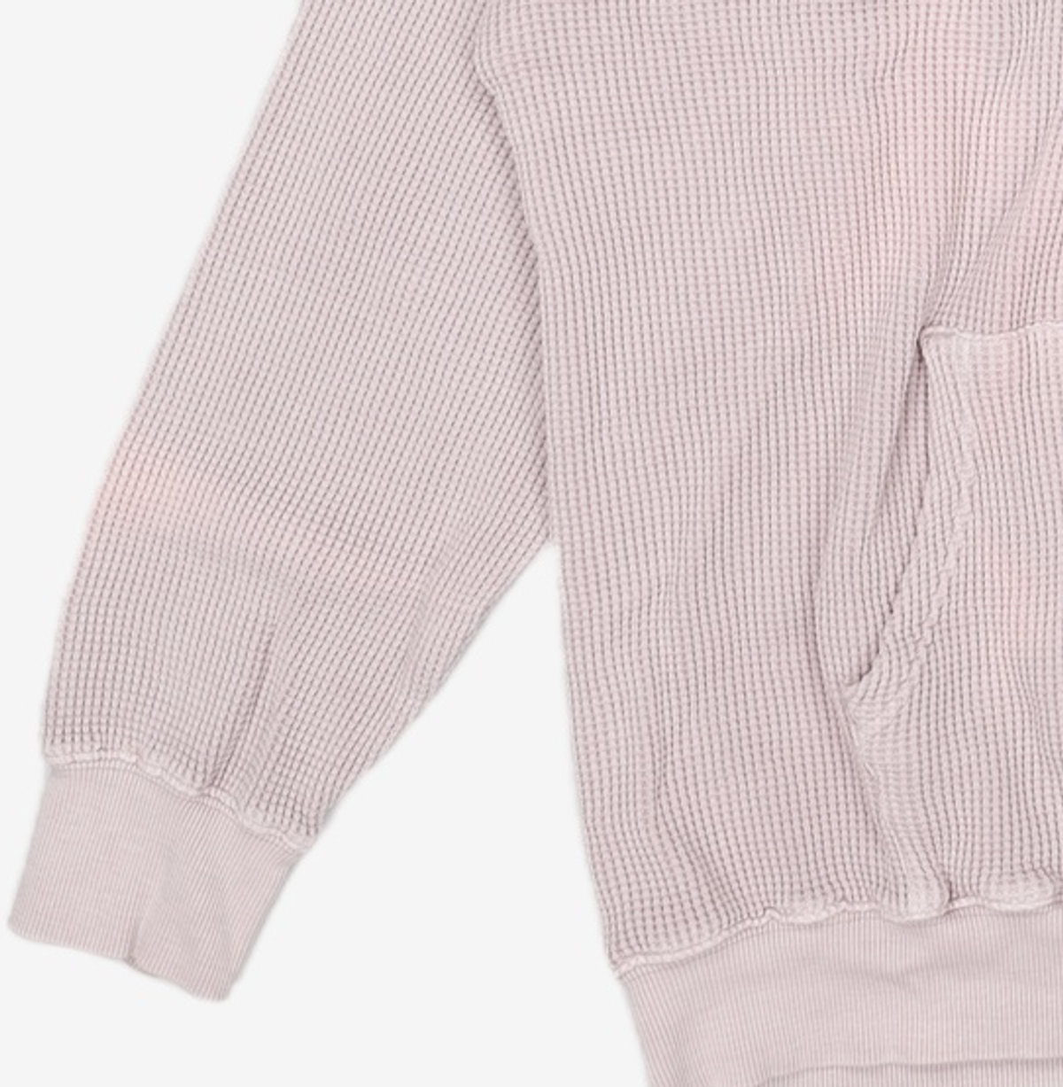 디스이즈네버댓(THISISNEVERTHAT) Overdyed Waffle Hoodie Light Grey L