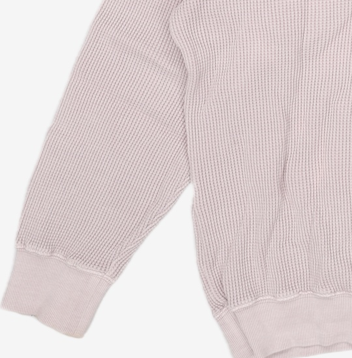 디스이즈네버댓(THISISNEVERTHAT) Overdyed Waffle Hoodie Light Grey L