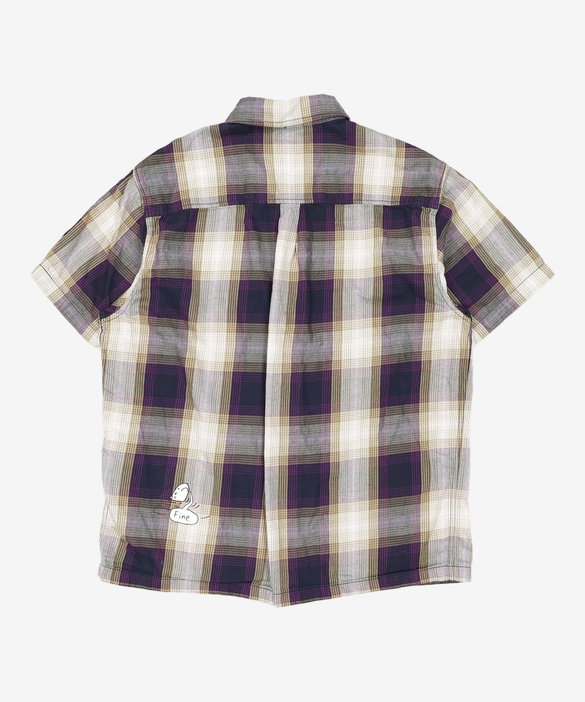 디스이즈네버댓(THISISNEVERTHAT) Ombre Plaid S/S Shirt Indigo S