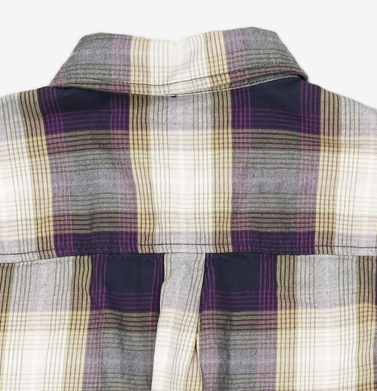 디스이즈네버댓(THISISNEVERTHAT) Ombre Plaid S/S Shirt Indigo S