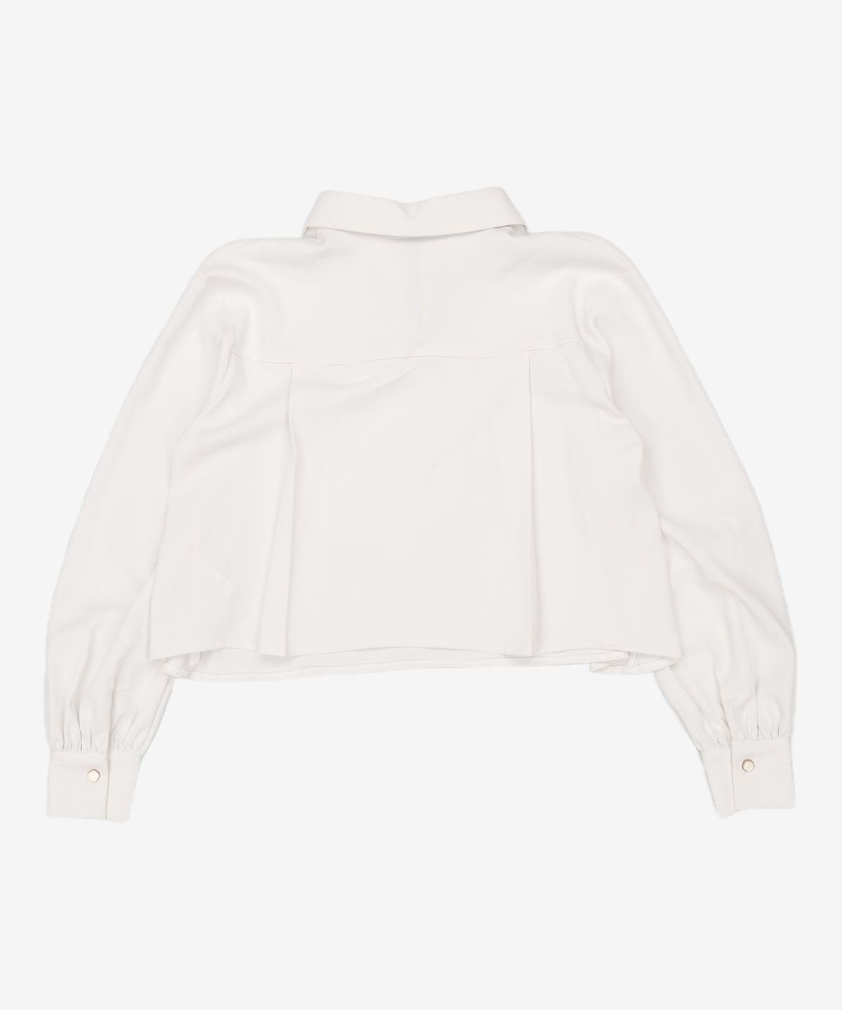 블랭크(BLANK) SIMPLE CROP SHIRT-WH FREE